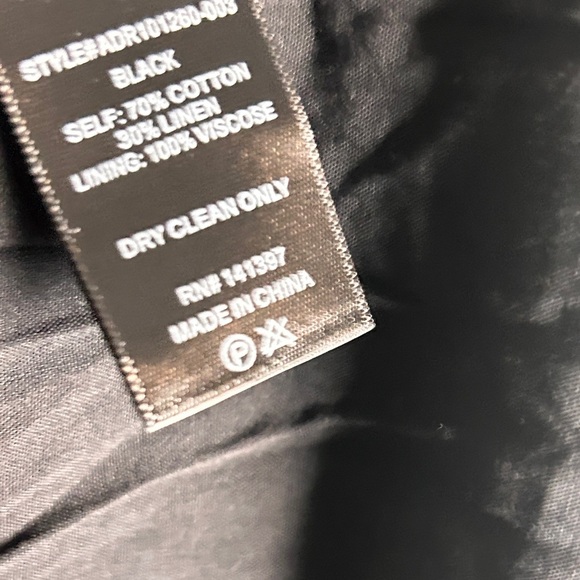 ASTR Puff Sleeve Cutout Gauze Midi Sundress In Black Size L So Cute Linen Blend - Picture 7 of 7